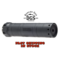 Daniel Defense SoundGuard SG-6Ti, Suppressor, 6MM Creedmoor/6MM ARC, 5.9 Length, 1.5 Diameter, Titanium Construction, Matte Finish, Black, HUB Compatible, Includes 1/2X28 Direct Thread Adapter, 8.8oz Weight 06-140-30111