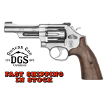 SMITH & WESSON 617 STAINLESS/WALNUT 22LR 4.125" 10RD 14107