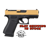 Glock 43x MOS 9mm Gold Slide