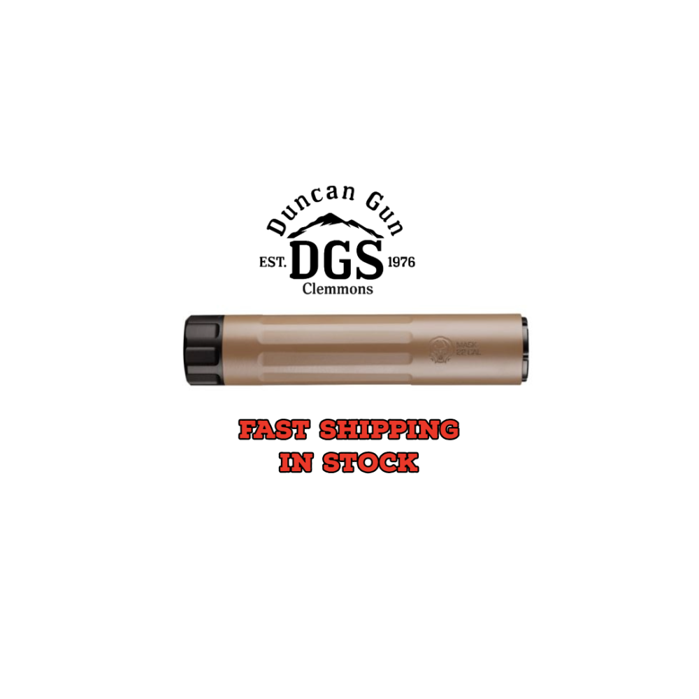 Dead Air Armament Mask-22, Rimfire Suppressor, 22LR, 17-4PH & Titanium, Cerakote Finish, Flat Dark Earth MASK22FDE