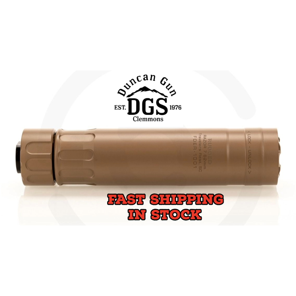 RUGGED RAZOR 762 SUPPRESSOR FDE RZRFDE762