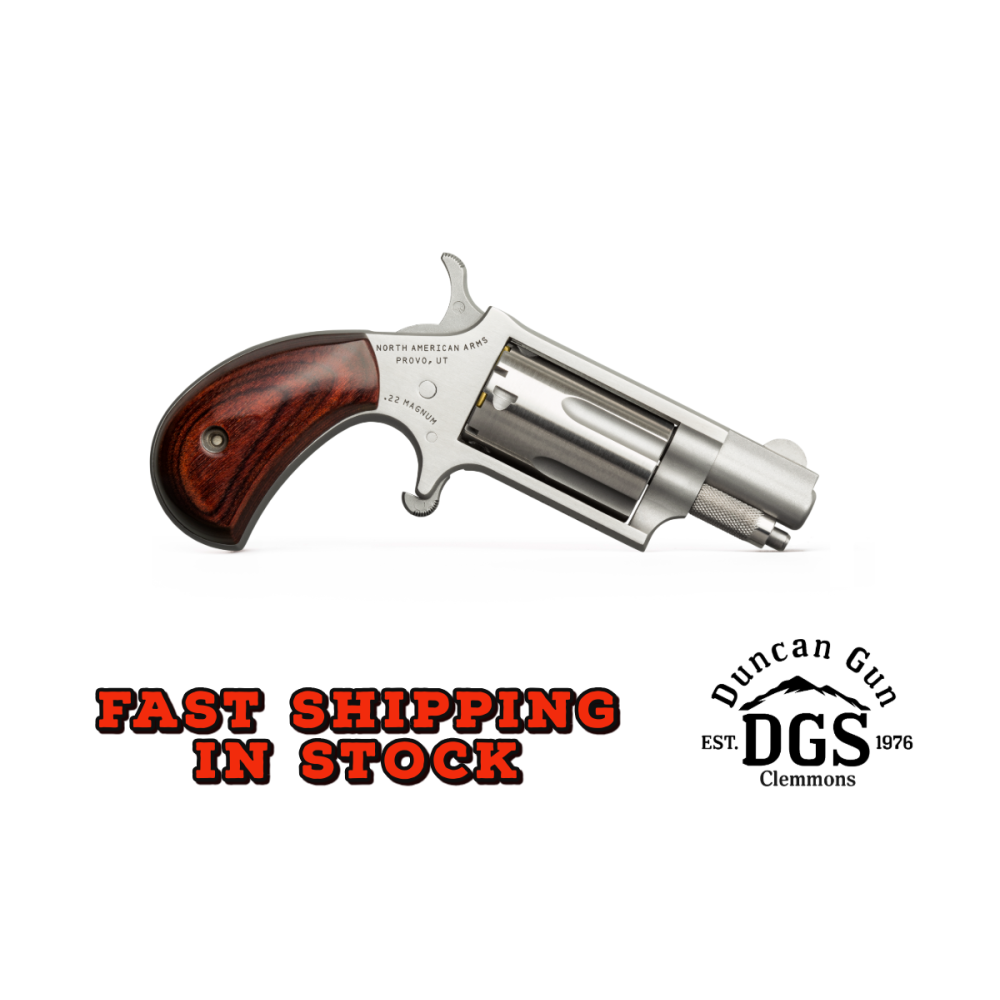 NORTH AMERICAN ARMS 22 WMR MINI REVOLVER  NAA22MS
