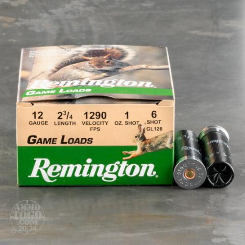 Remington 12 ga 2 .3/4 1oz 6 shot