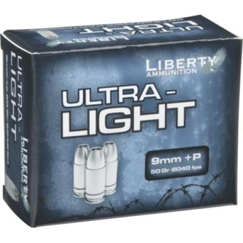 Liberty Ultra light 9mm+P 50 gr 20 ct
