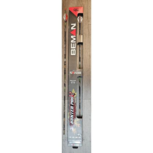 BEMAN HIGH VELOCITY CAMO CARBON 340 ARROWS  6 PACK