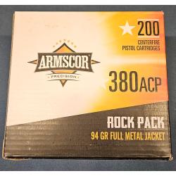 Armscor 380 acp 94 grain FMJ