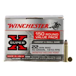 Winchester Super X 22 Win Mag 40 gr hollow point