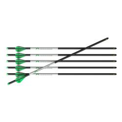 CENTERPOINT 400 GRAIN CARBON CROSSBOW ARROWS 6-PACK