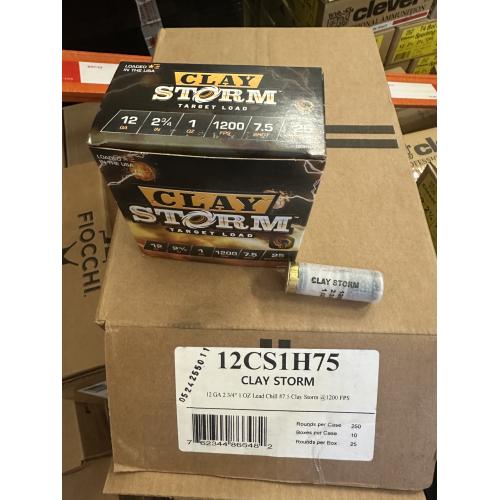 Fiocchi Clay Storm 1200fps 1oz. #7.5 SHOT