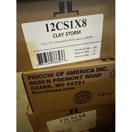 Fiocchi Clay Storm 1250fps 1oz #8