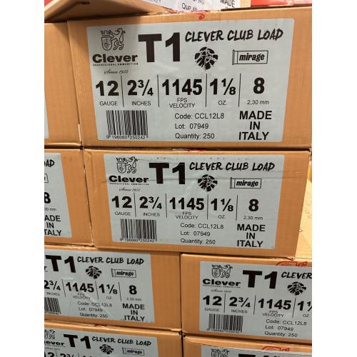 T-1 Club 1145fps 1 1/8oz #8 Clever
