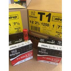 Clever T-1 #7.5 @1250fps 1oz.