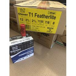 Clever T-1 12ga. 1150fps Featherlite 7/8oz. #8