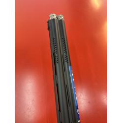 Coin Finish receiver with gold script, sporting selected wood stock with adjustable comb, adjustable trigger, anti-glare finish barrels, ports, beaver