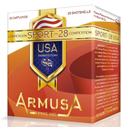 SPANISH ARMUSA SPORT 28 in 1250fps 1oz #8 5% Antimony 12g