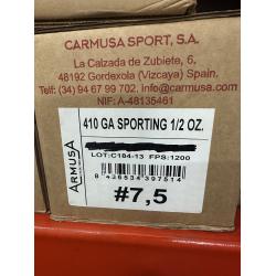 Spanish ARMUSA 410 #7.5 1200fps 500 round case 1/2oz.