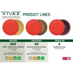 Vivaz Pine resin clay targets 120ct case