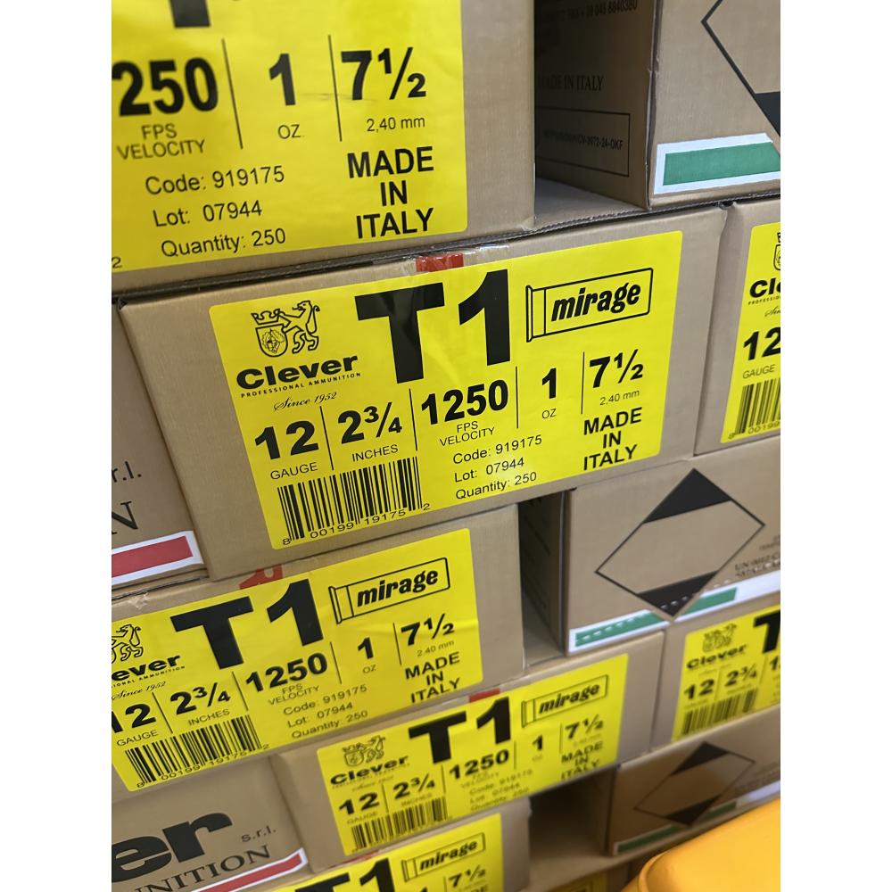 Clever T-1  1250fps 1oz #7.5 12g