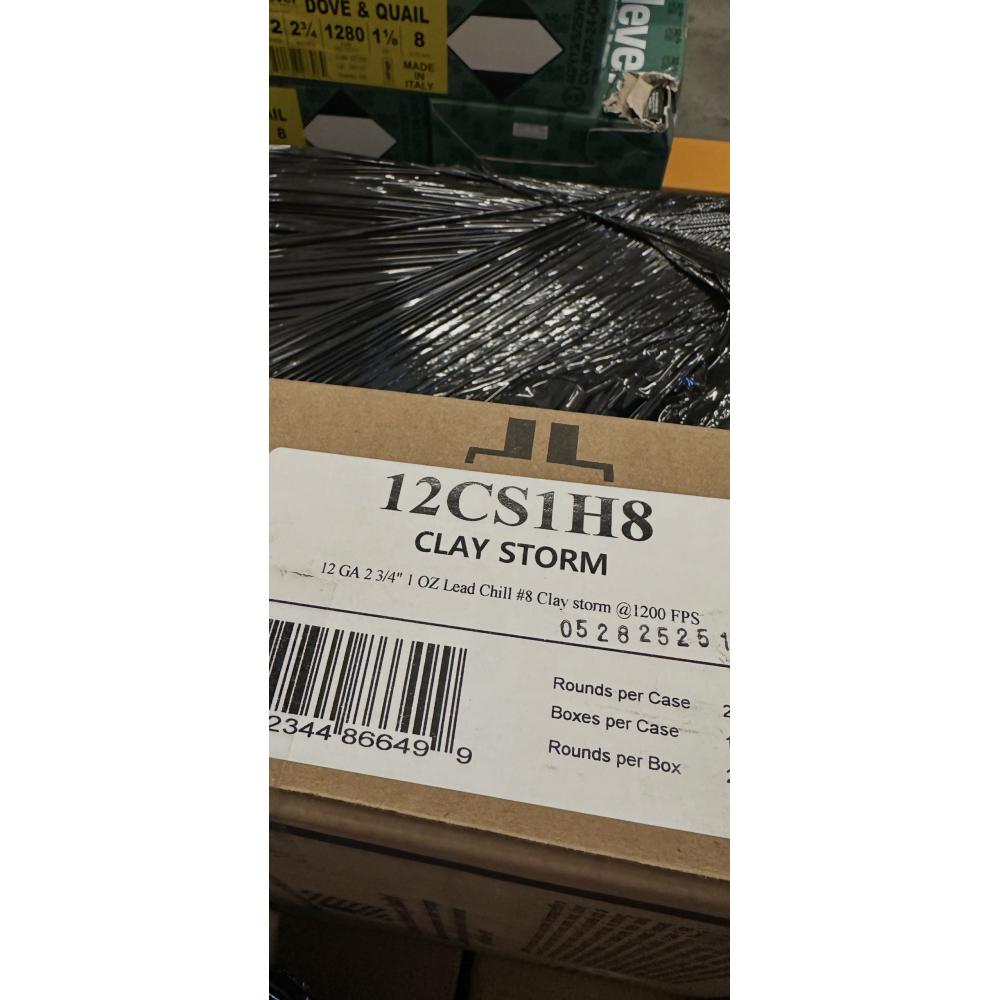 Fiocchi Clay Storm 1200fps 1oz. #8 in 12g