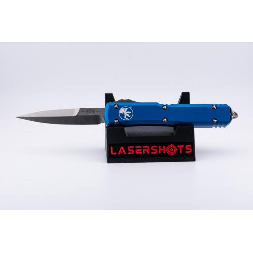 Microtech Ultratech Bayonet - Blue Handle - Satin Standard