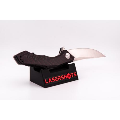 Zero Tolerance 0462 Sinkevich Flipper - Red Carbon Fiber / Titanium