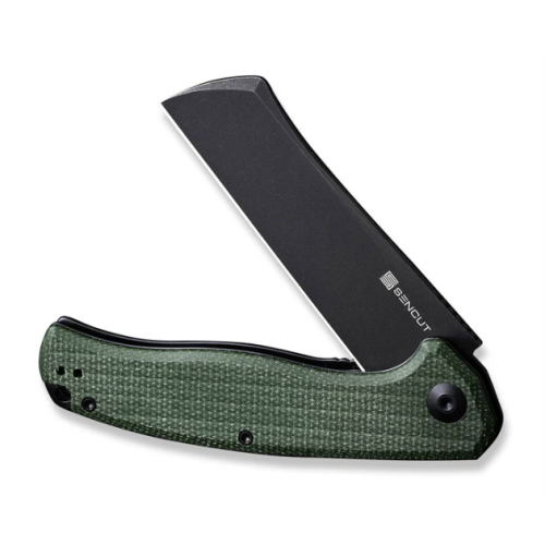 Sencut Traxler Flipper Knife Green Micarta S20057C-4