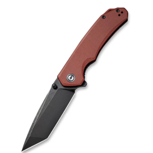 CIVIVI Brazen Tanto Flipper Knife Burgundy C2023B