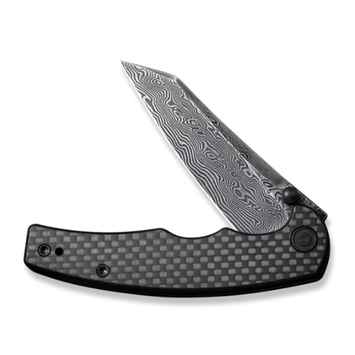 CIVIVI P87 Damascus Flipper Carbon Fiber C21043-DS1