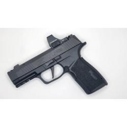 P365, 9MM, 3.1 X-SERIES, BLK, STRIKER, COMPENSATOR, VORTEX RED DOT