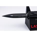 MicroTech Dirac D/E Tactical - Black Handle - Black Blade