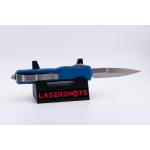 Microtech Ultratech Bayonet - Blue Handle - Satin Standard