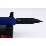 Heretic Knives Manticore-S Recurve - Purple Handle - Battleworn Black