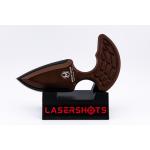 Heretic Knives Sleight Modular Push Dagger - Bronze Handle - Black DLC