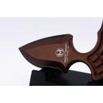 Heretic Knives Sleight Modular Push Dagger - Bronze Handle - Black DLC