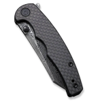 CIVIVI P87 Damascus Flipper Carbon Fiber C21043-DS1