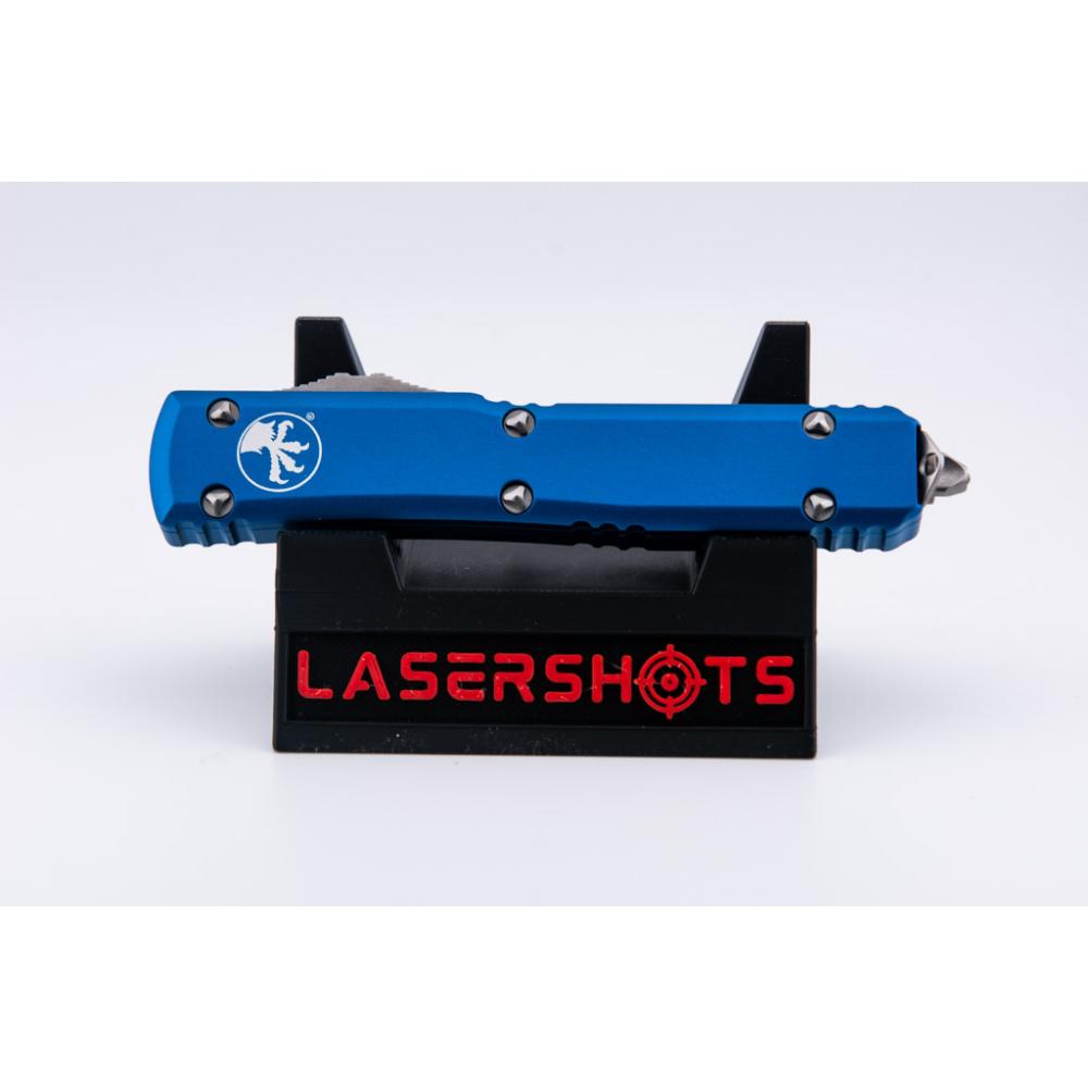 Microtech Ultratech Bayonet - Blue Handle - Satin Standard