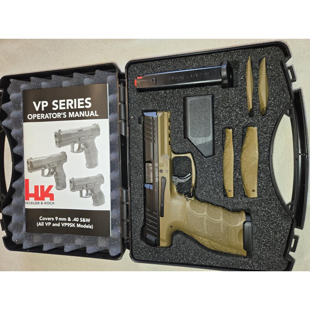 HK VP9 Black slide ODG lower 2x17 round mags