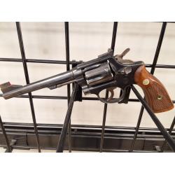 Used Smith & Wesson no dash, K frame 38spl with 6 inch barrel, blued (Consignment)