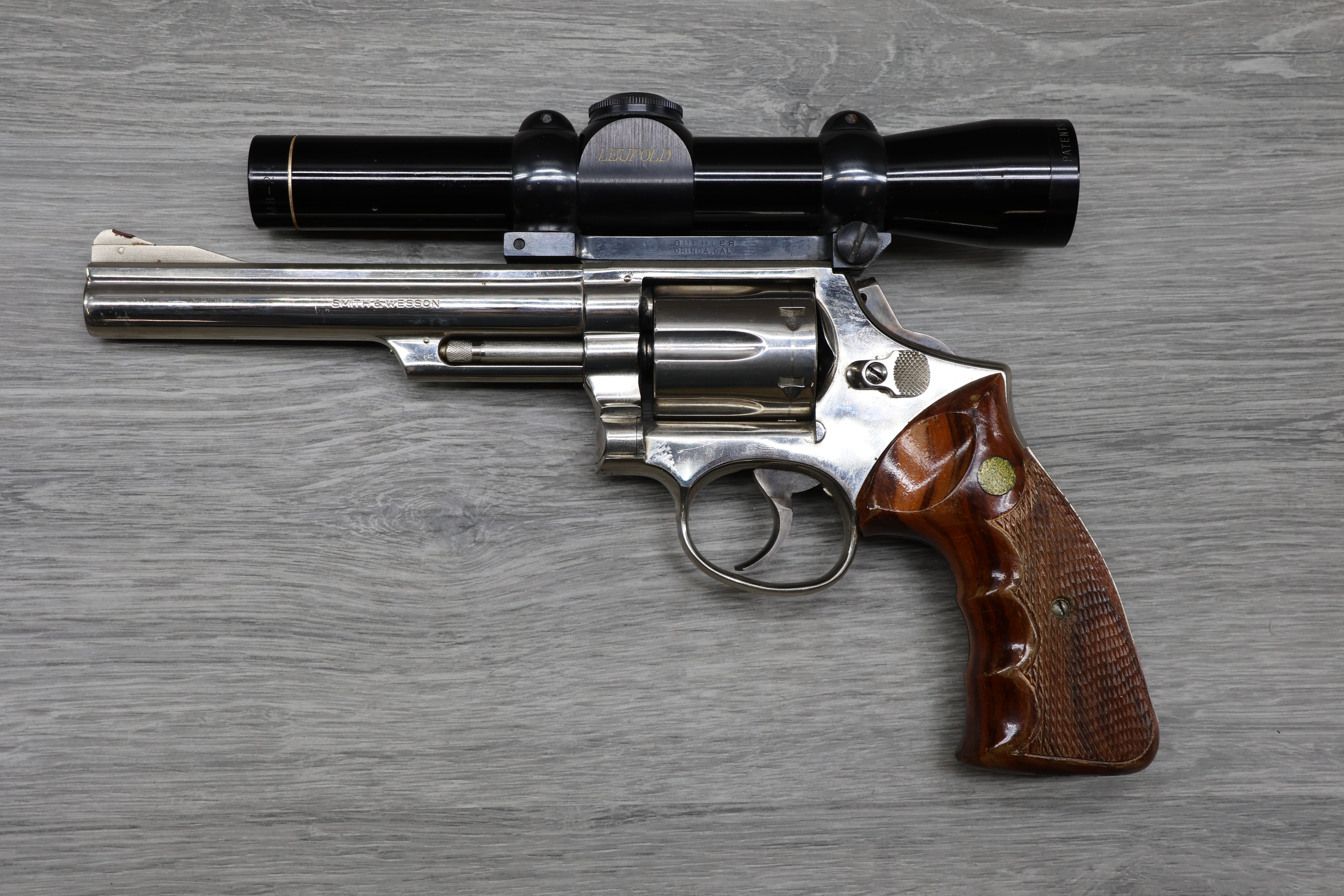 1973 S&W Model 19-3 Nickel 6" Revolver - PENNY AUCTION - NO RESERVE!-img-5