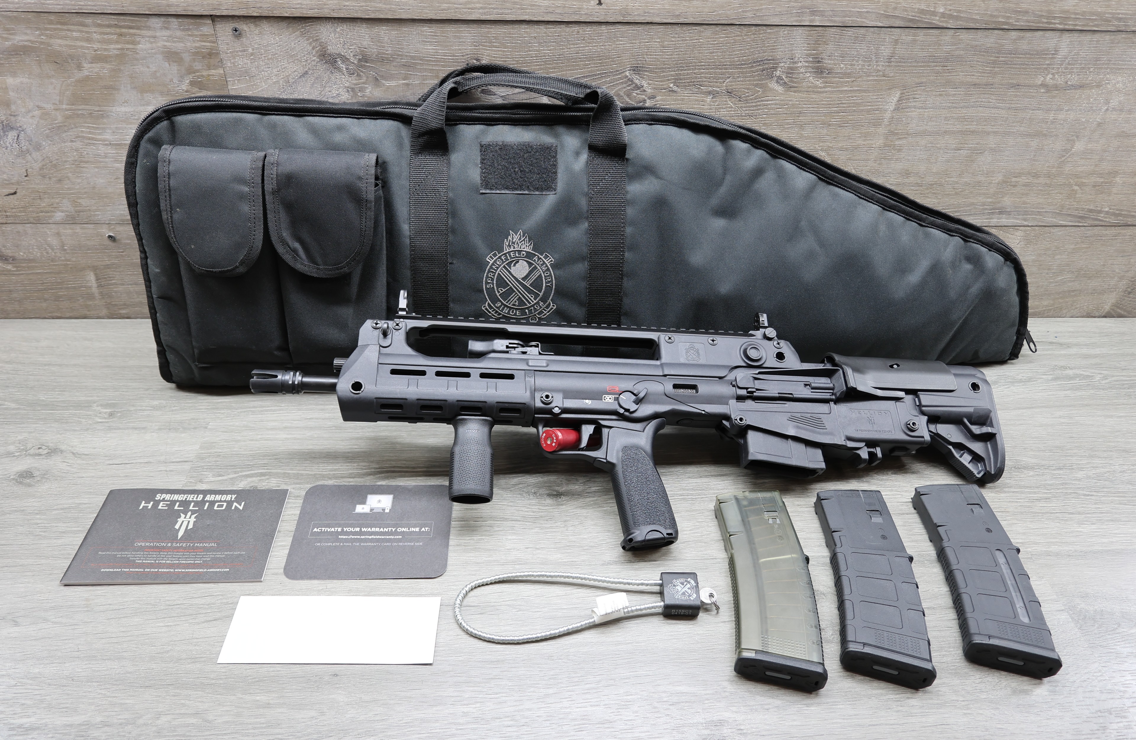 Springfield Hellion 5.56 Bullpup Rifle - Bag & 3 Mags - Excellent - TMag-img-0