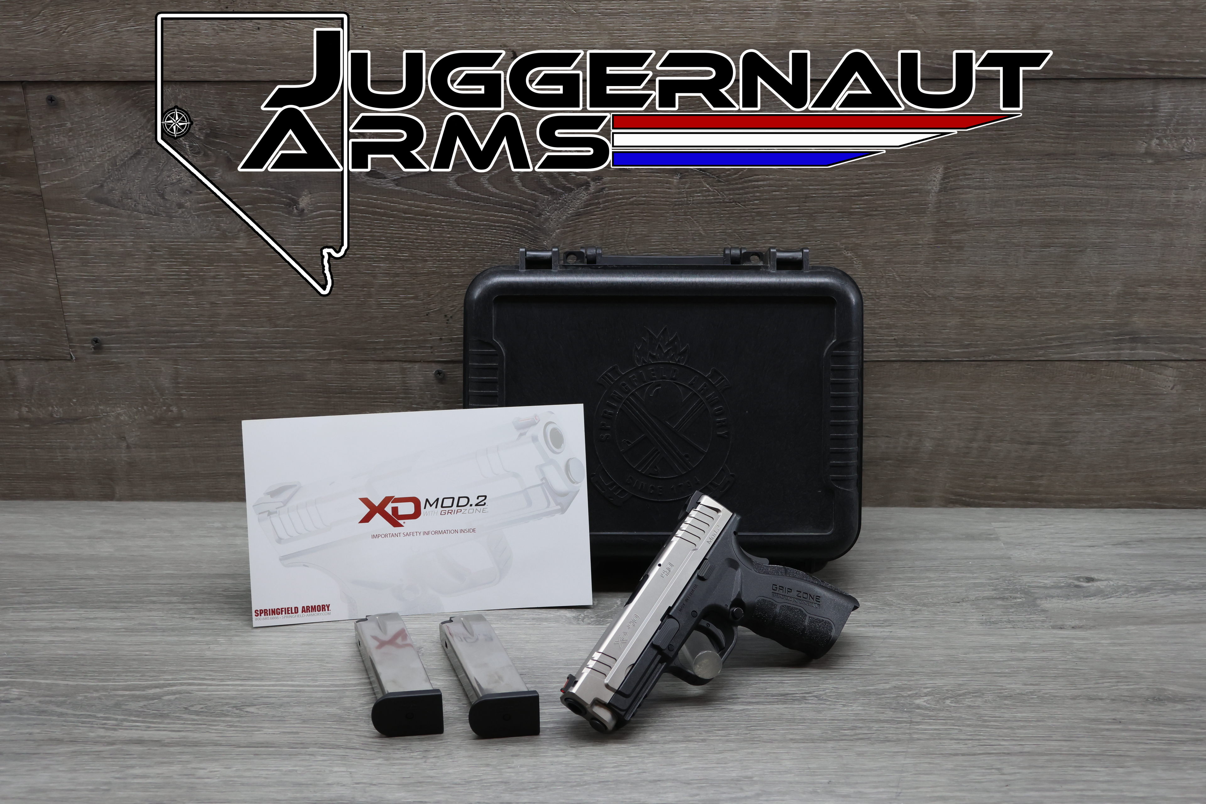 Springfield Armory XD-40 Mod.2 4" - Stainless Two-Tone, OEM Box & 2 Mags-img-0