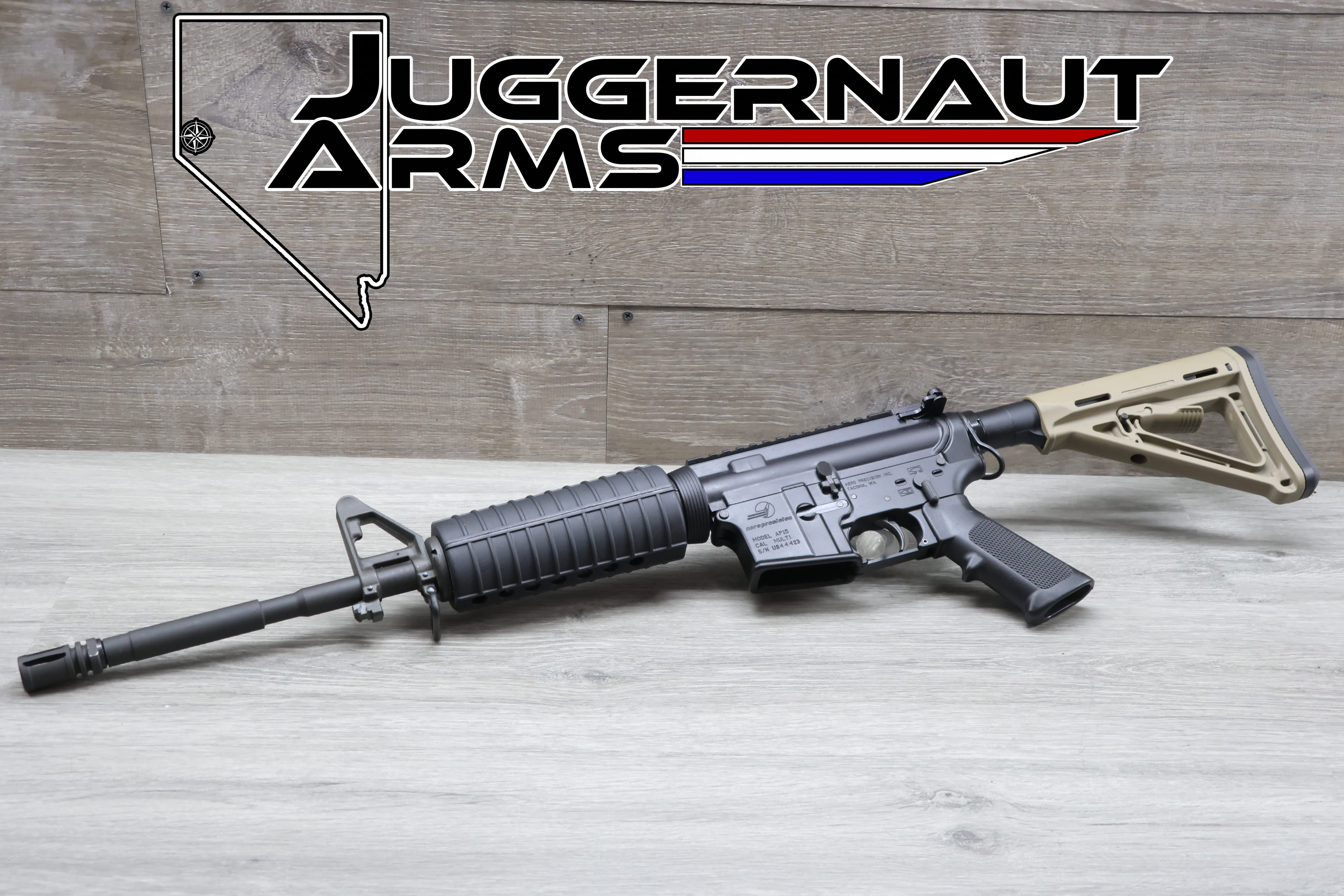 Aero Precision AP15 16" Carbine 5.56 - Magpul MOE Stock - Excellent - M4-img-0