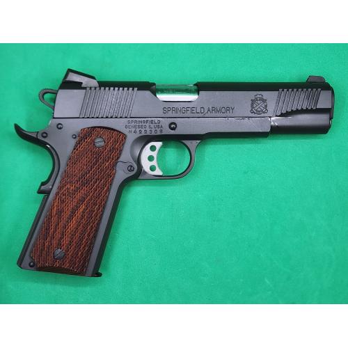 Springfield 1911 5in black wood grips