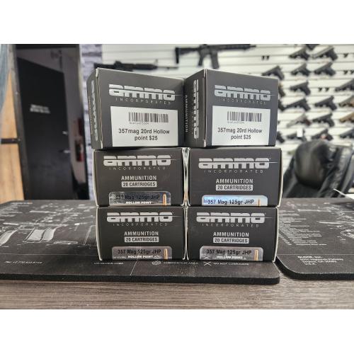 20rd box 357mag hollow point