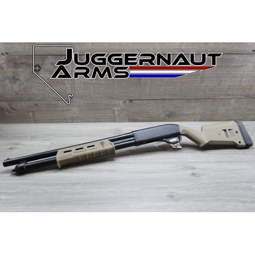 Remington 870 Tactical 12GA - Cerakote, Magpul SGA FDE, Custom Forend - Fair - RS26460P