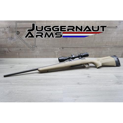 Savage Axis .270 Win – FDE Synthetic Stock & Bushnell 3-9x40 Scope