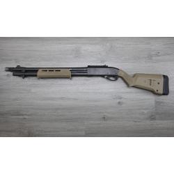 Remington 870 Tactical 12 Ga Shotgun - Magpul FDE - XS Sight Rail - RS72428H