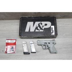 S&W Shield 9mm Factory Gray Cerakote Pistol - Apex Trigger - JMJ8917