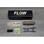 HUXWRX FLOW 556k FDE 3D-Printed Stainless Steel Suppressor