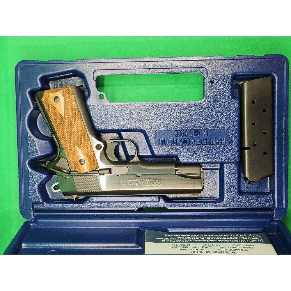 Colt 1911 4.25in barrel shiny blue new production